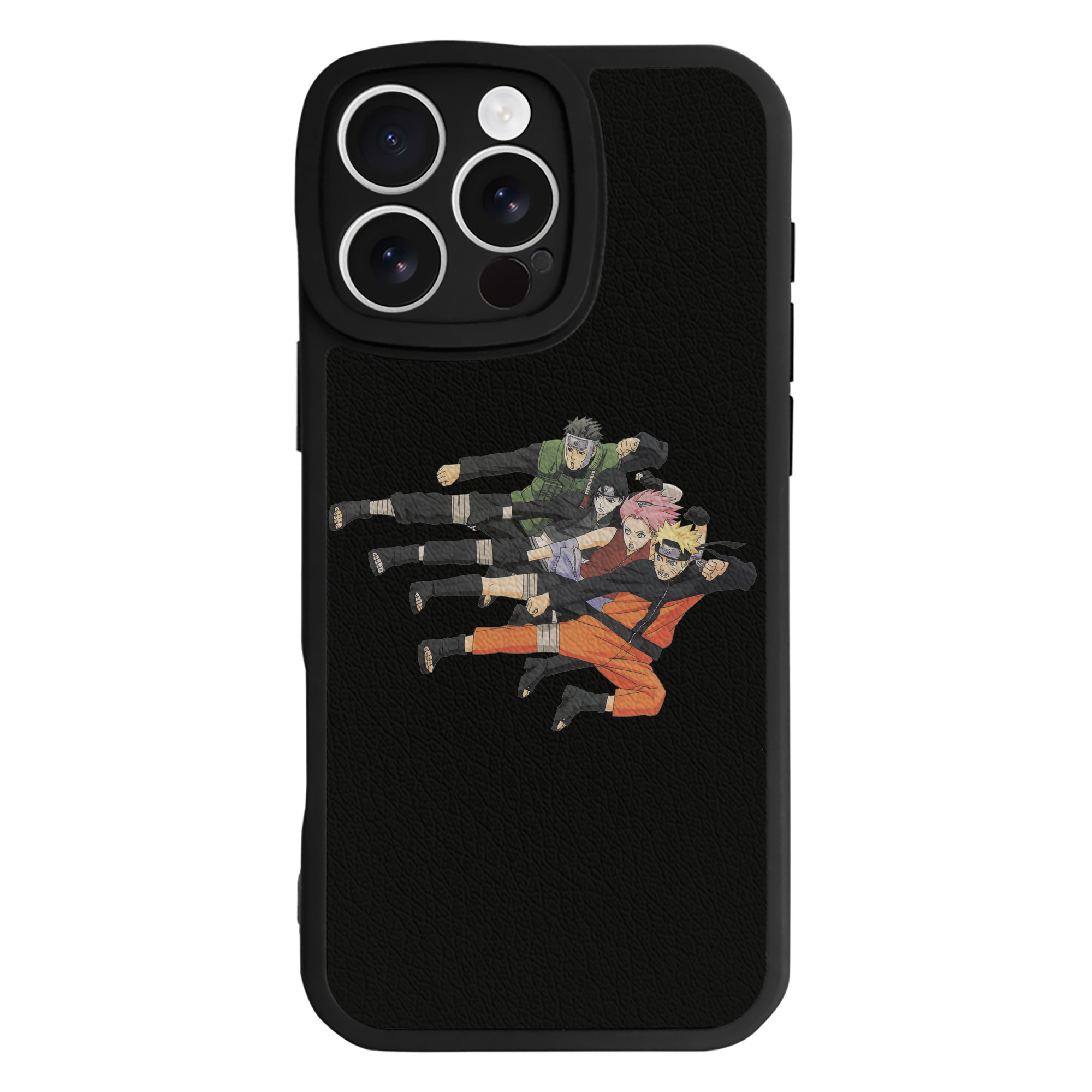 （画像用） NARUTO -ナルト- うずまき ナルト Uzumaki Naruto 【iPhone 16シリーズ対応】シリコンスマホケース（レザー調） 材質：シリコン